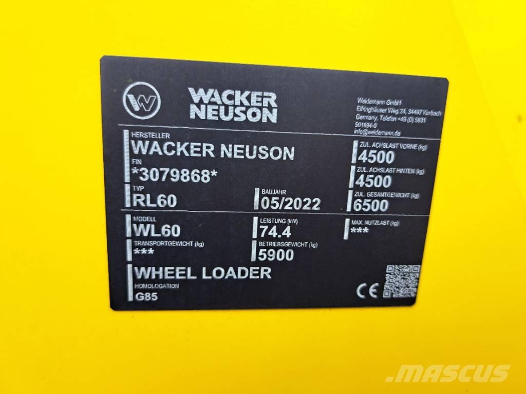 Wacker Neuson WL60 Pyöräkuormaajat