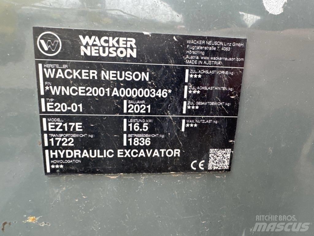 Wacker Neuson EZ17e Telakaivukoneet