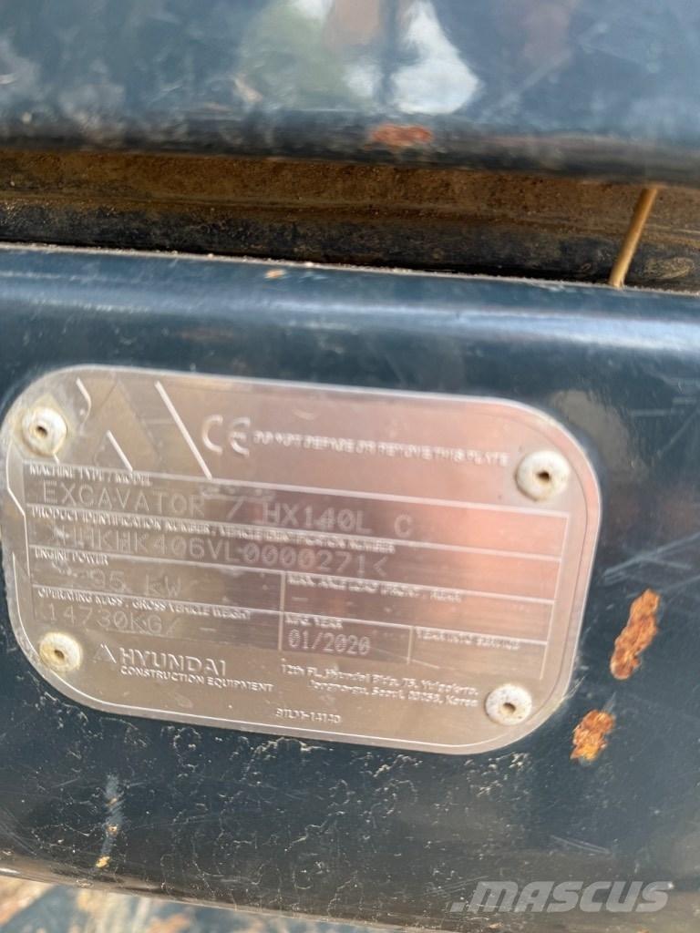 Hyundai HX 140 LC Telakaivukoneet