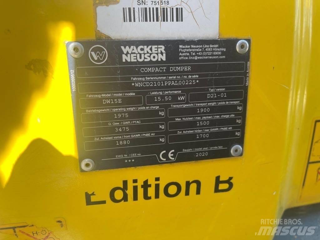 Wacker Neuson DW15e Minidumpperit