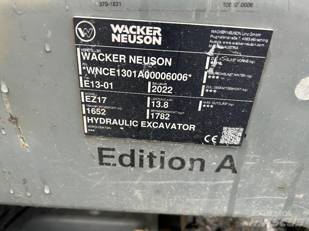 Wacker Neuson EZ17 Telakaivukoneet