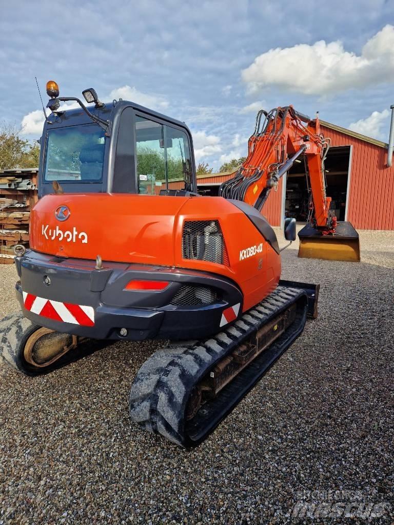 Kubota KX080-4 Minikaivukoneet < 7t