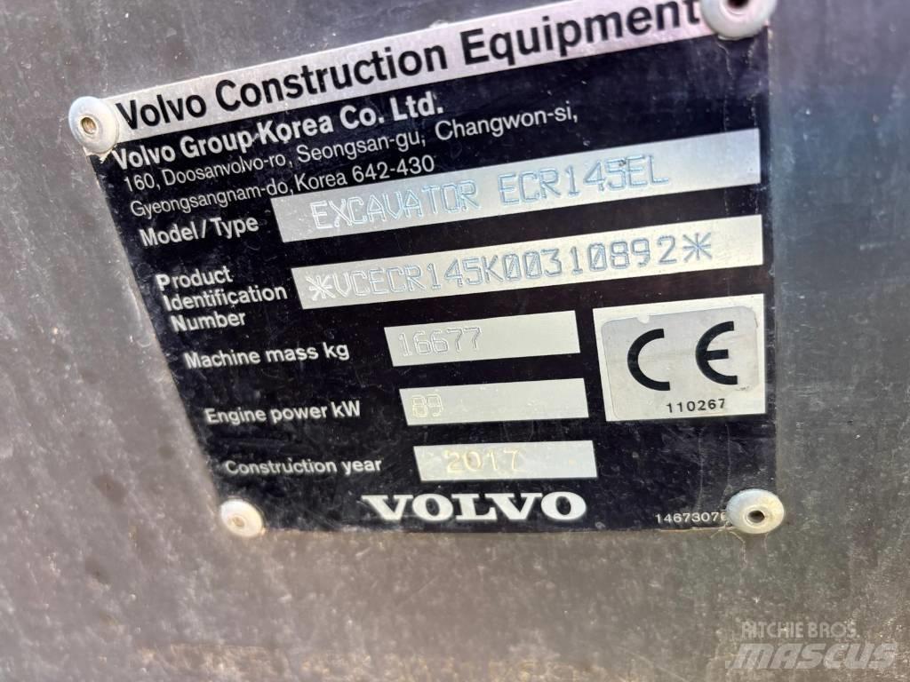Volvo ECR145EL Telakaivukoneet