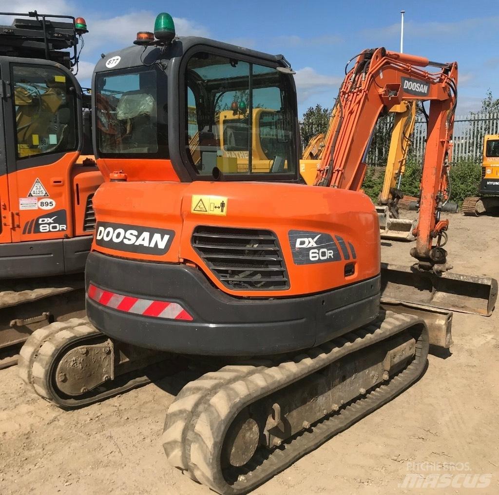 Doosan DX 60 R Minikaivukoneet < 7t