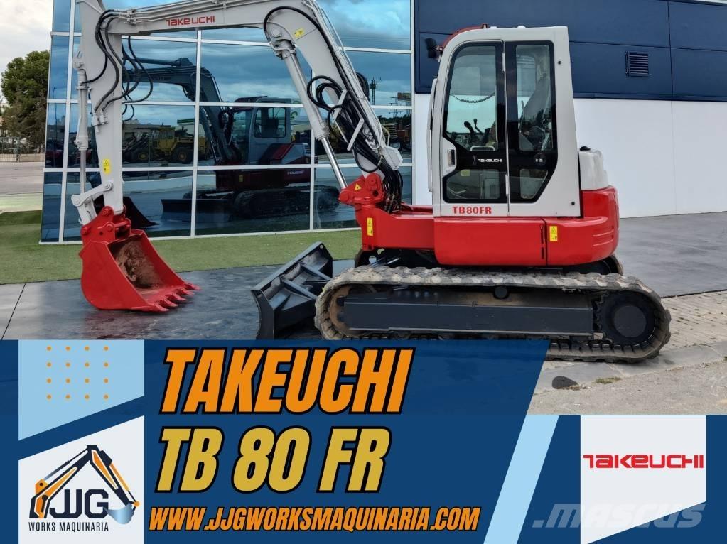 Takeuchi TB 80 FR Midikaivukoneet 7t - 12t
