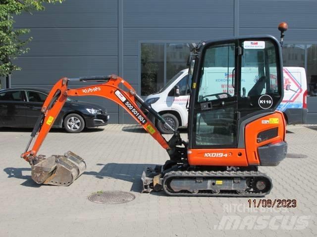 Kubota KX 019-4 Minikaivukoneet < 7t