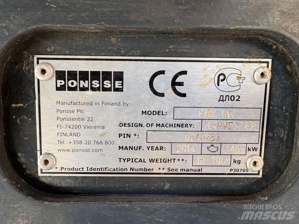 Ponsse Fox Harvesterit