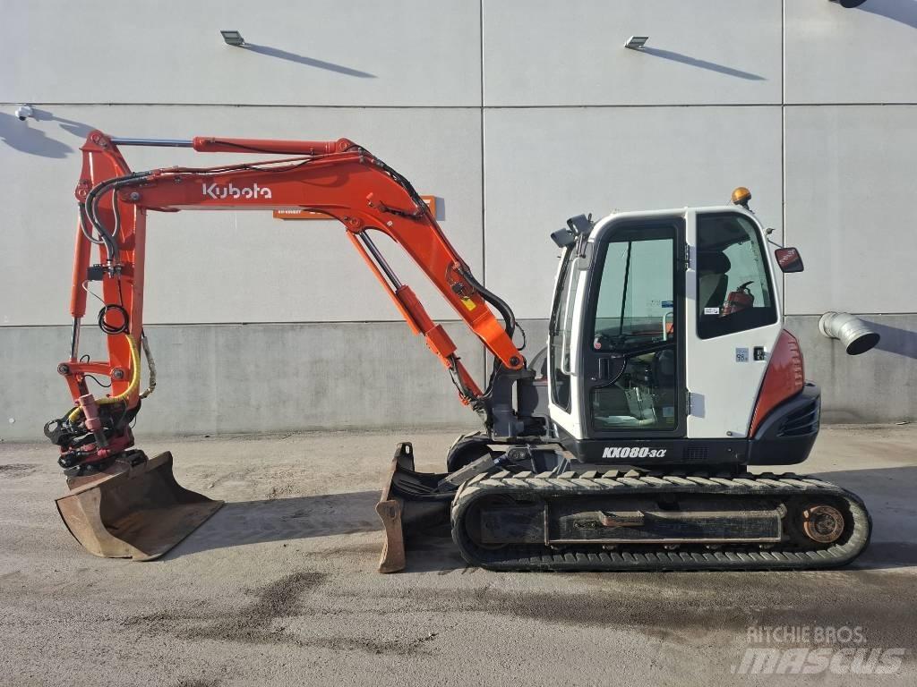 Kubota KX 080-3 Midikaivukoneet 7t - 12t