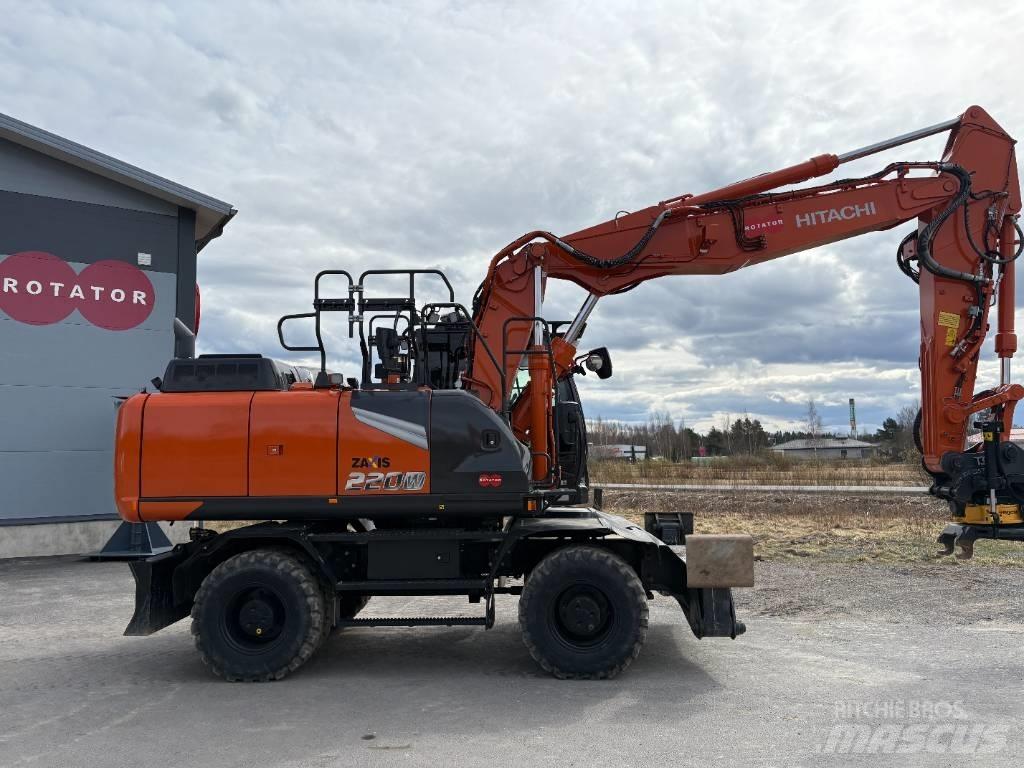 Hitachi ZX220W-7 2P Pyöräkaivukoneet
