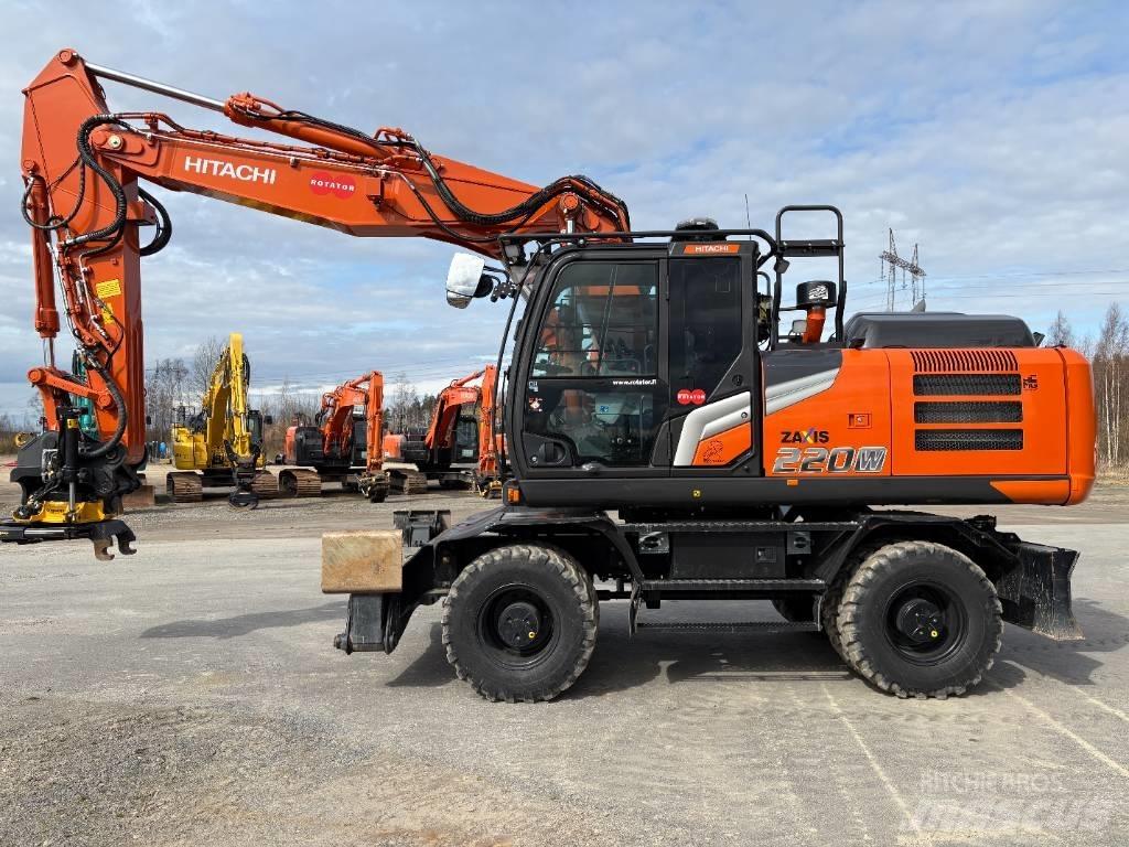 Hitachi ZX220W-7 2P Pyöräkaivukoneet