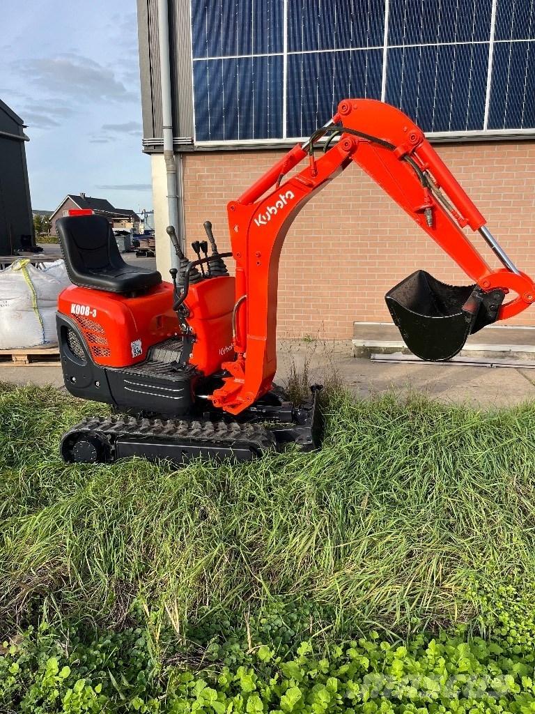 Kubota K 008-3 Minikaivukoneet < 7t