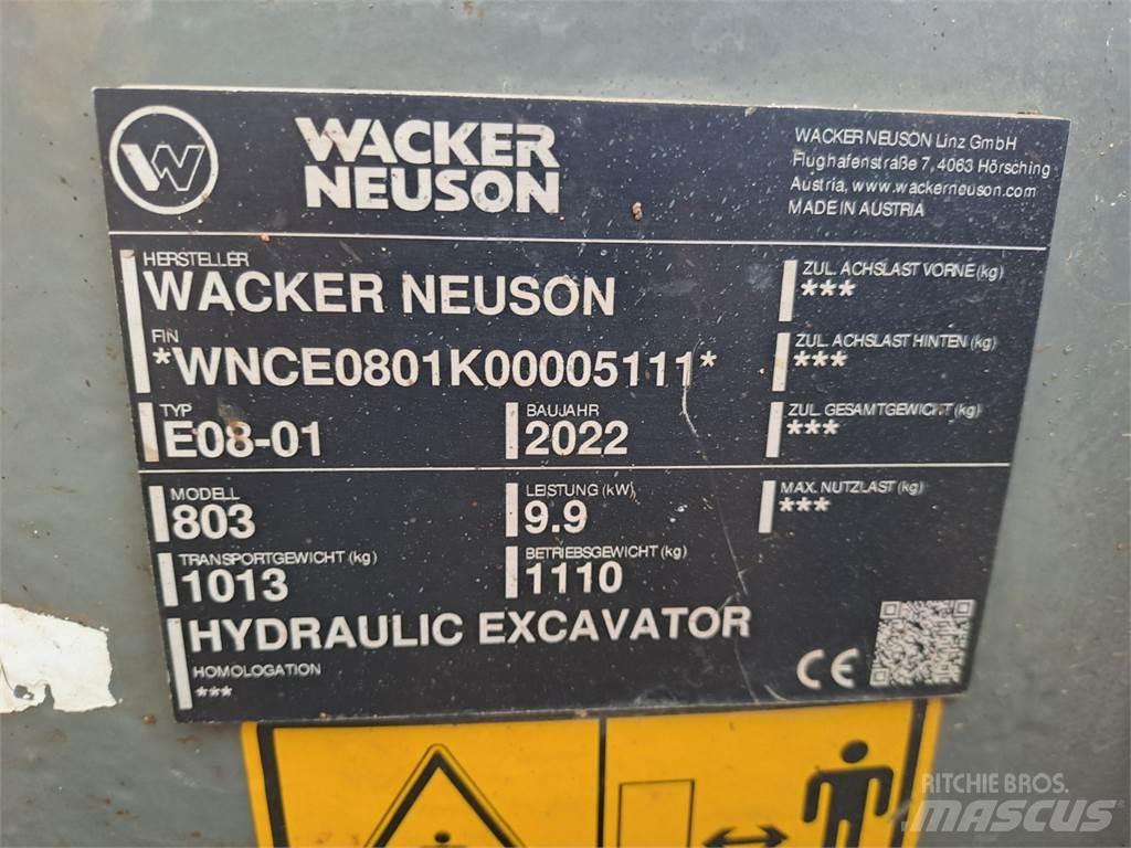 Wacker Neuson 803 Telakaivukoneet
