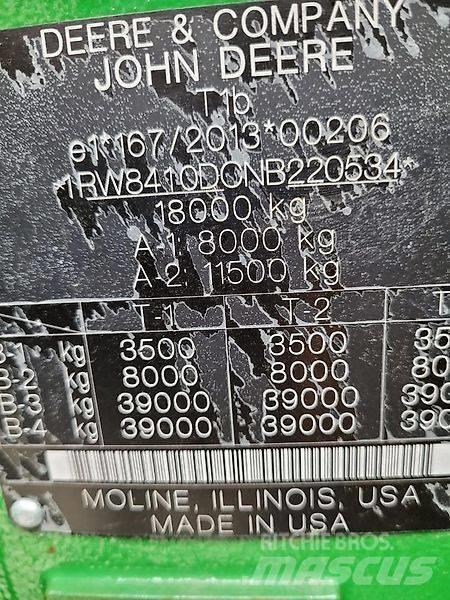 John Deere 8 R 410 Traktorit