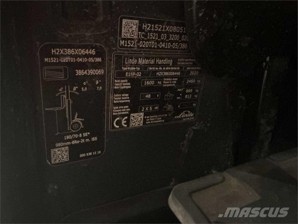 Linde E16P Sähkötrukit