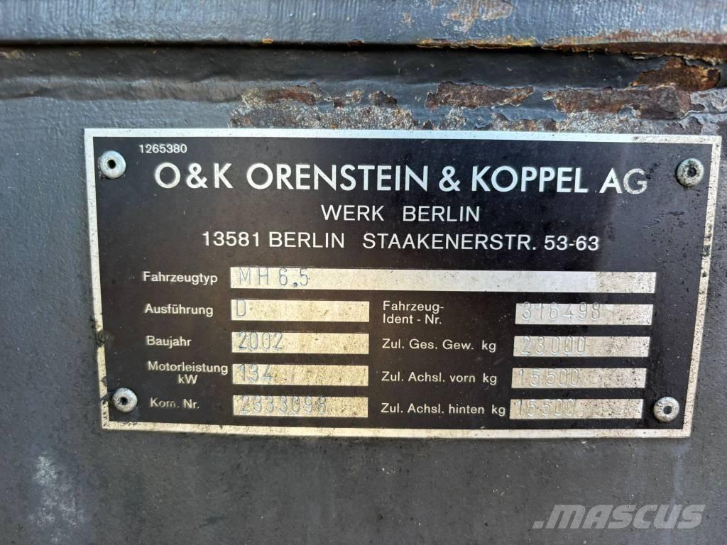 O&K MH 6.5 Jätteenkäsittelijät
