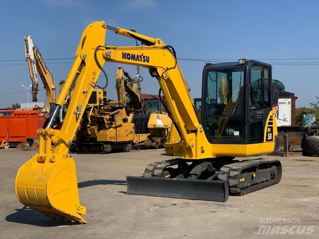 Komatsu PC58-8 Minikaivukoneet < 7t