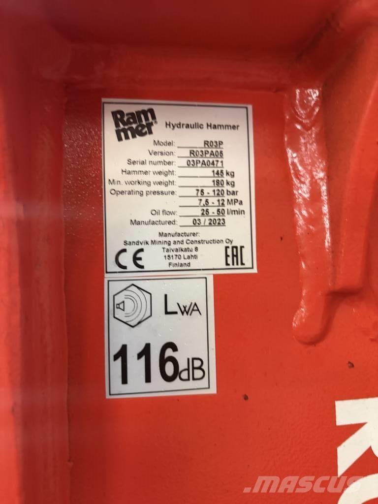 Rammer R03P Iskuvasarat