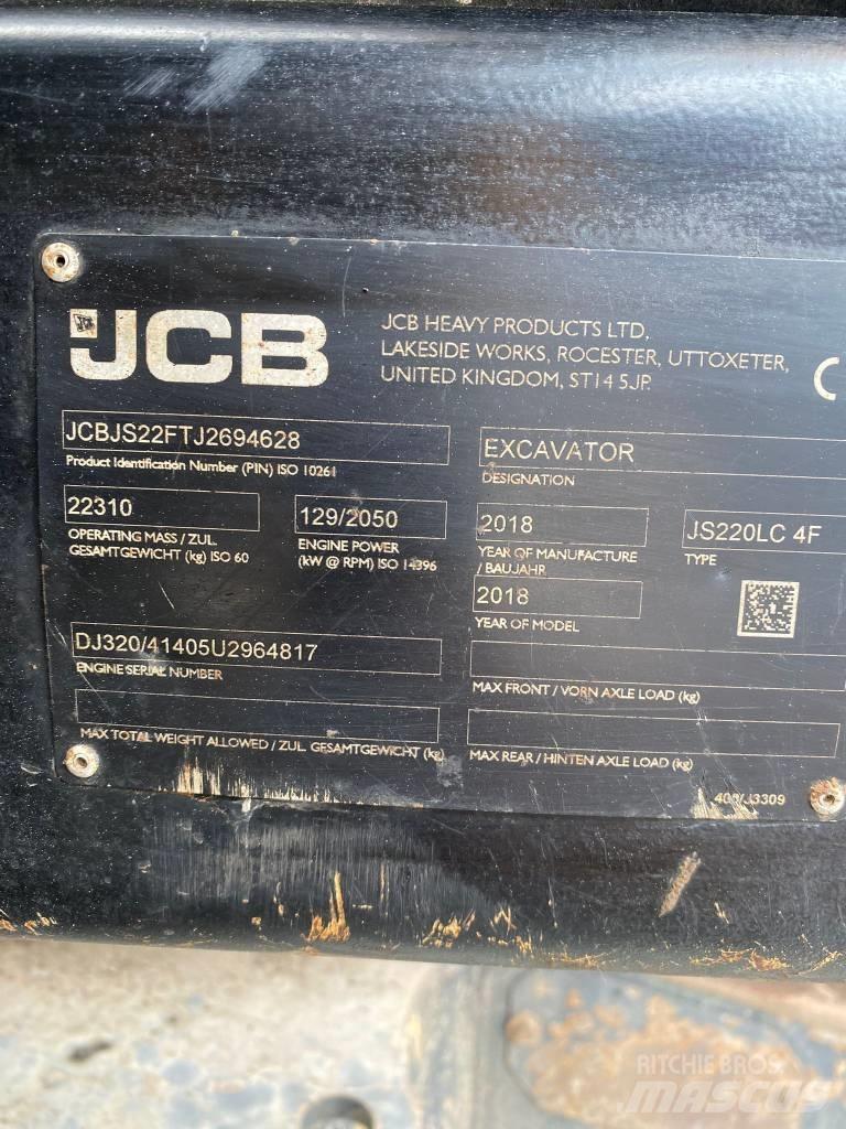 JCB JS 220 LC Telakaivukoneet