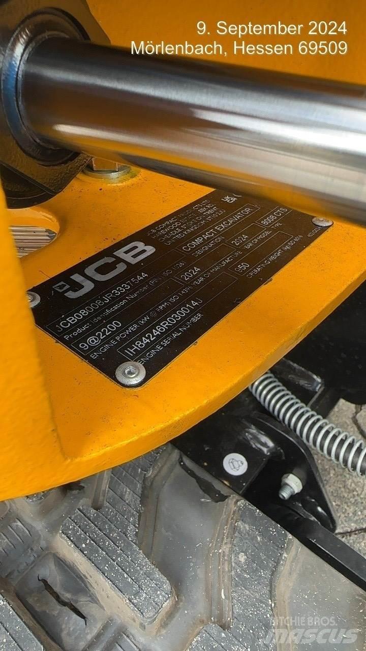 JCB 8008CTS Minikaivukoneet < 7t