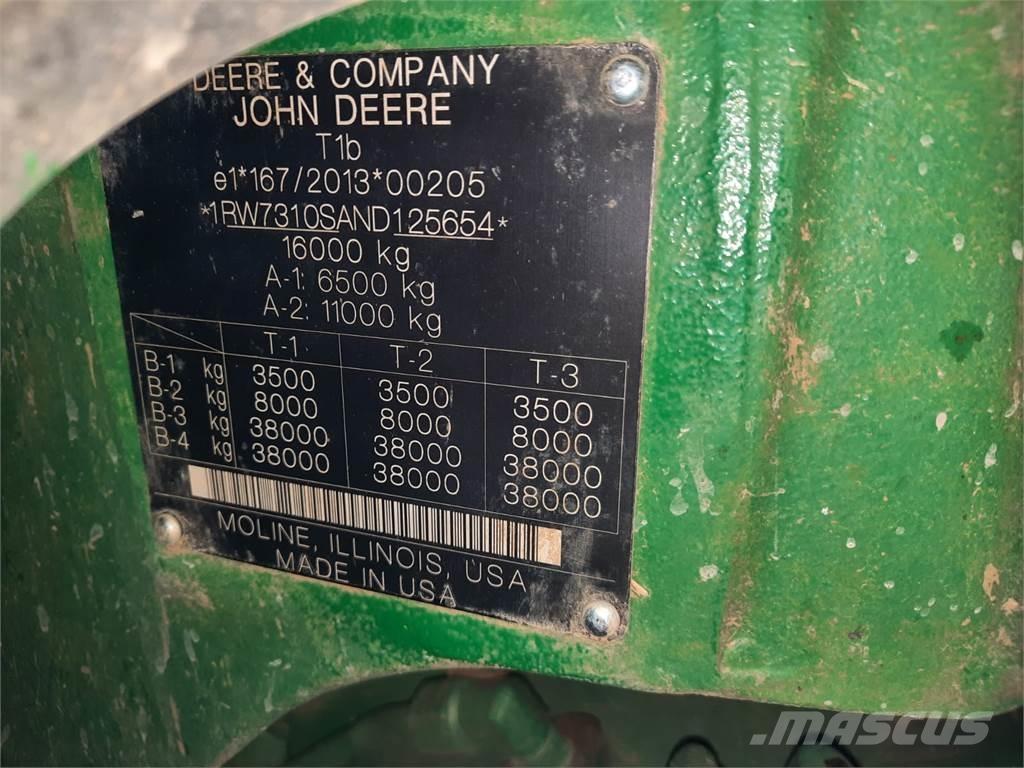 John Deere 7r310 Traktorit