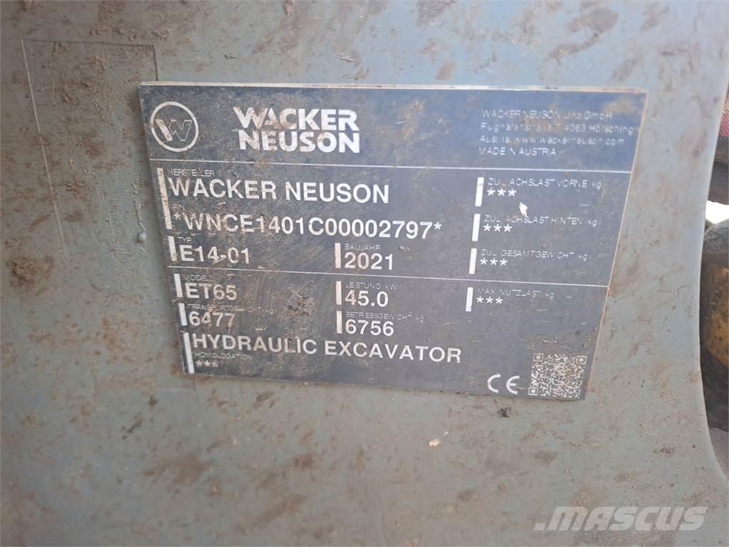 Wacker Neuson ET65 Telakaivukoneet