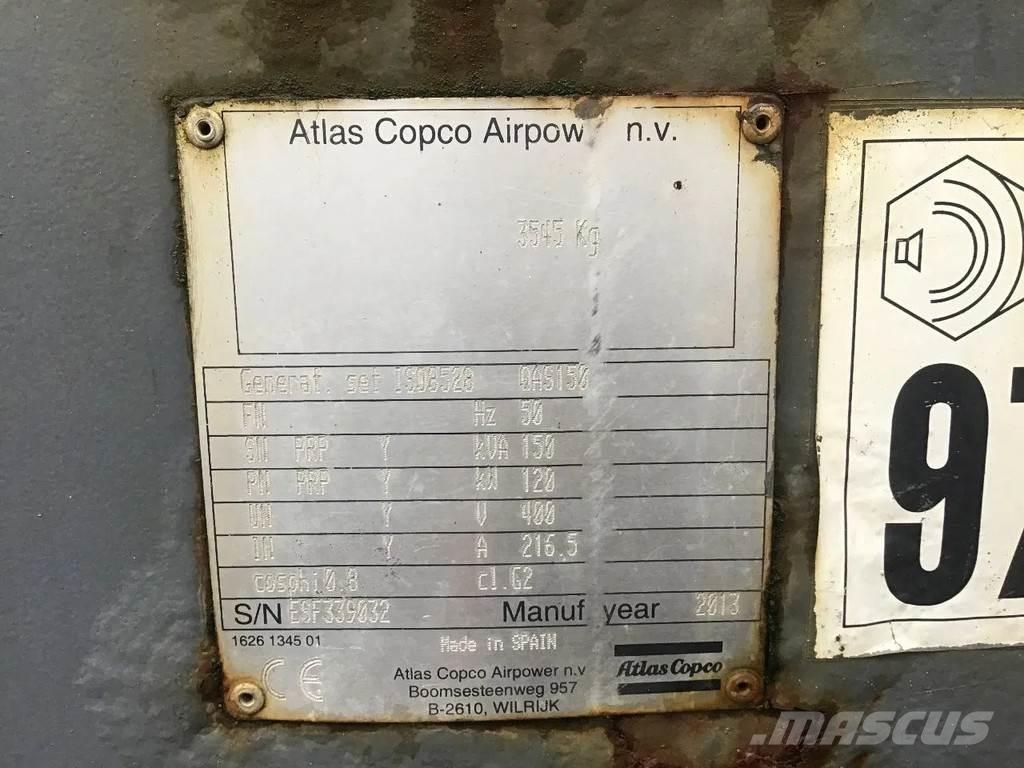 Atlas Copco QAS 150 Muut generaattorit