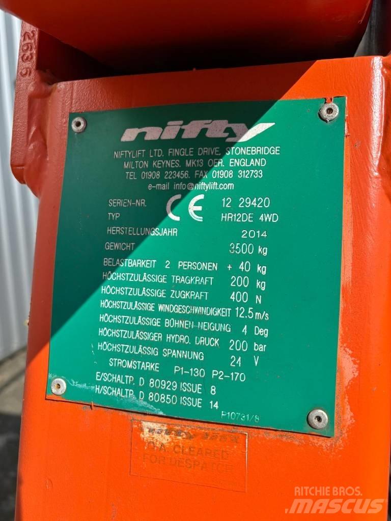 Niftylift HR 12 D E Kuukulkijat
