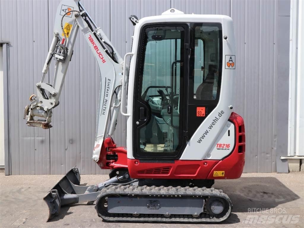 Takeuchi TB216AV4 Minikaivukoneet < 7t