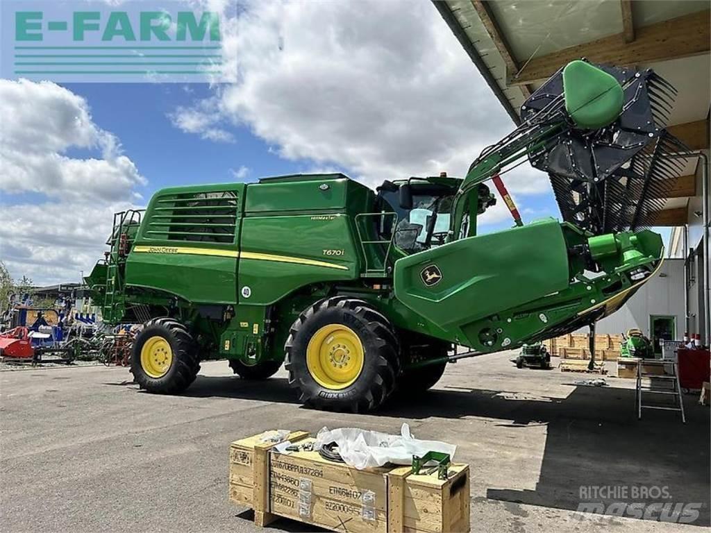 John Deere t670 hm Leikkuupuimurit