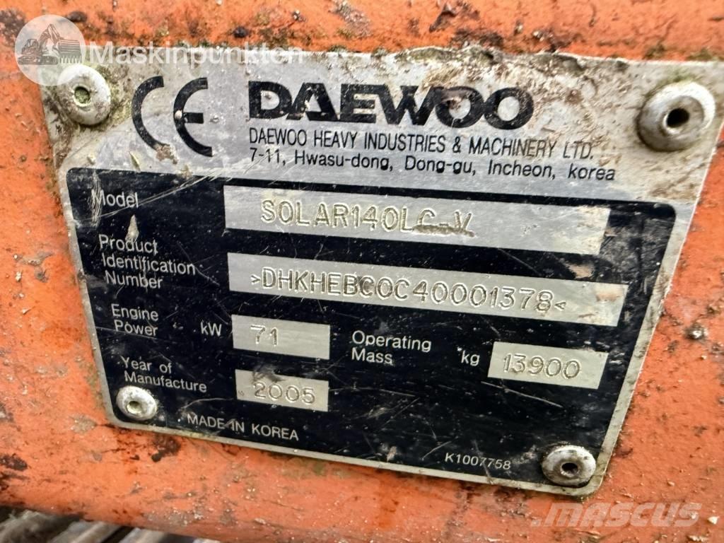 Daewoo Solar LCV Telakaivukoneet