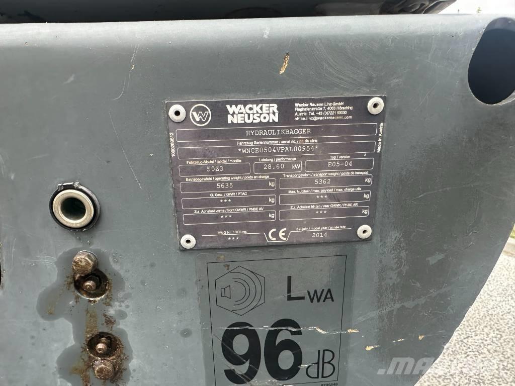 Wacker Neuson 50 Z3 Minikaivukoneet < 7t