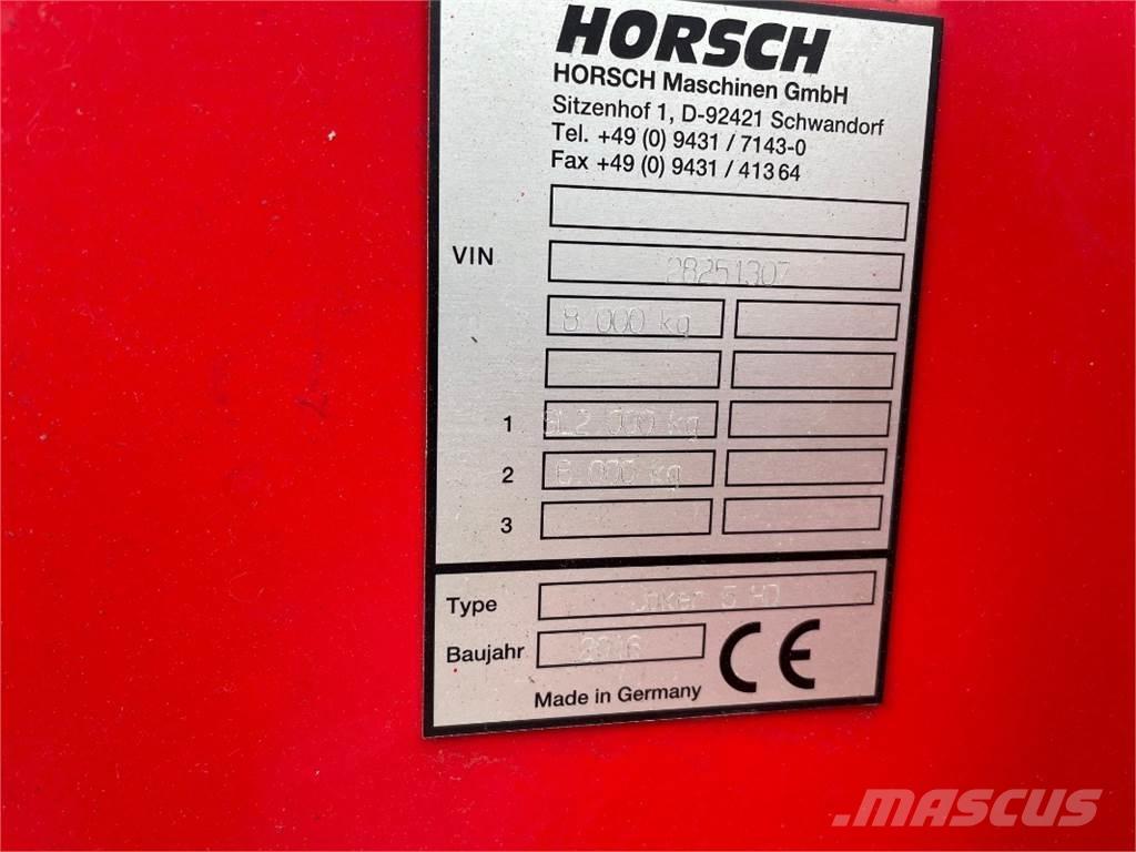 Horsch Joker 5 HD Kiekkomultaimet ja lautasäkeet