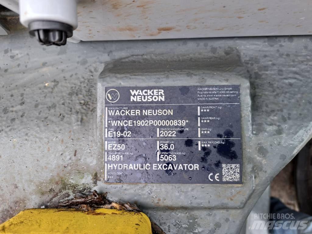 Wacker Neuson EZ50 Telakaivukoneet