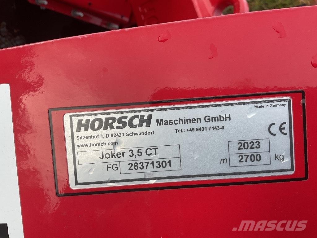 Horsch Joker 3.5 CT Kiekkomultaimet ja lautasäkeet