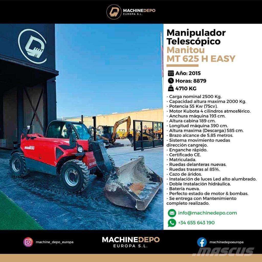 Manitou MT 625 H Kurottajat