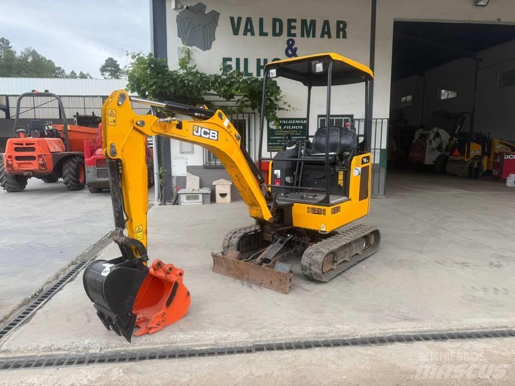JCB 16 C-1, 904h Minikaivukoneet < 7t