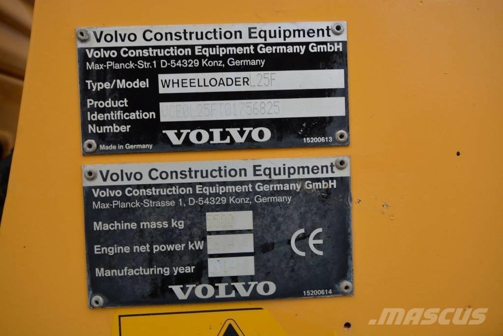 Volvo L 25 F Pyöräkuormaajat