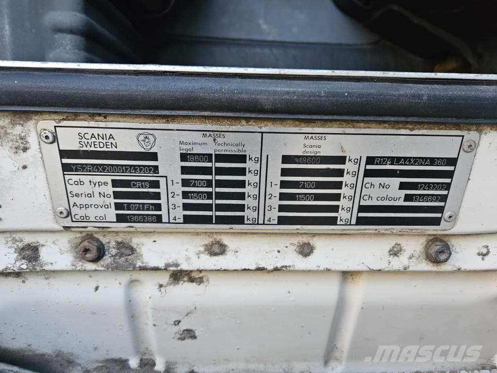 Scania 124 L 360 Vetopöytäautot