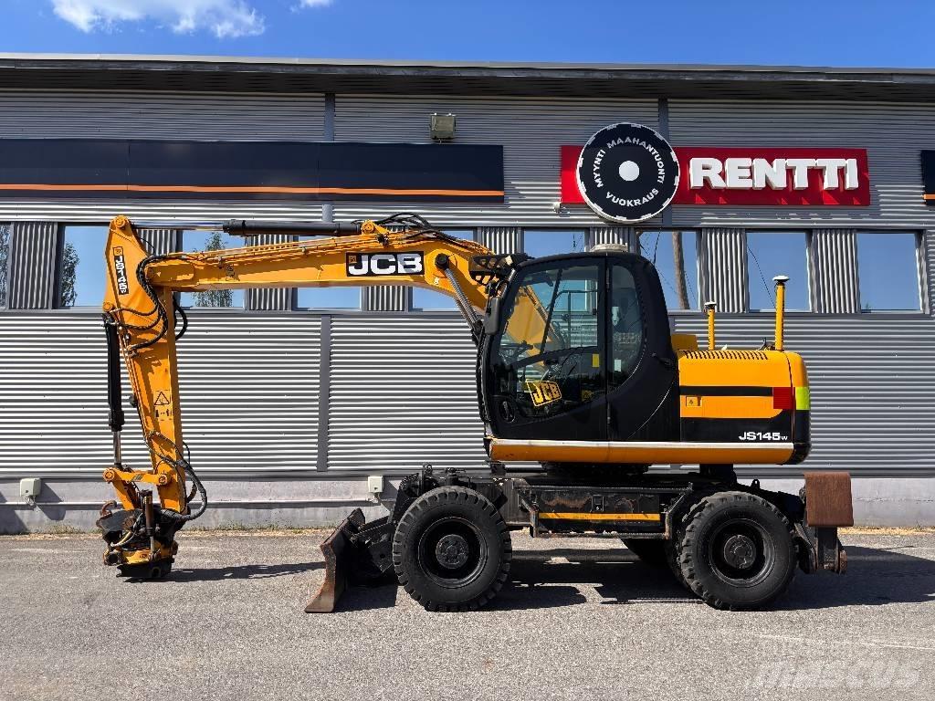 JCB JS 145 W Pyöräkaivukoneet