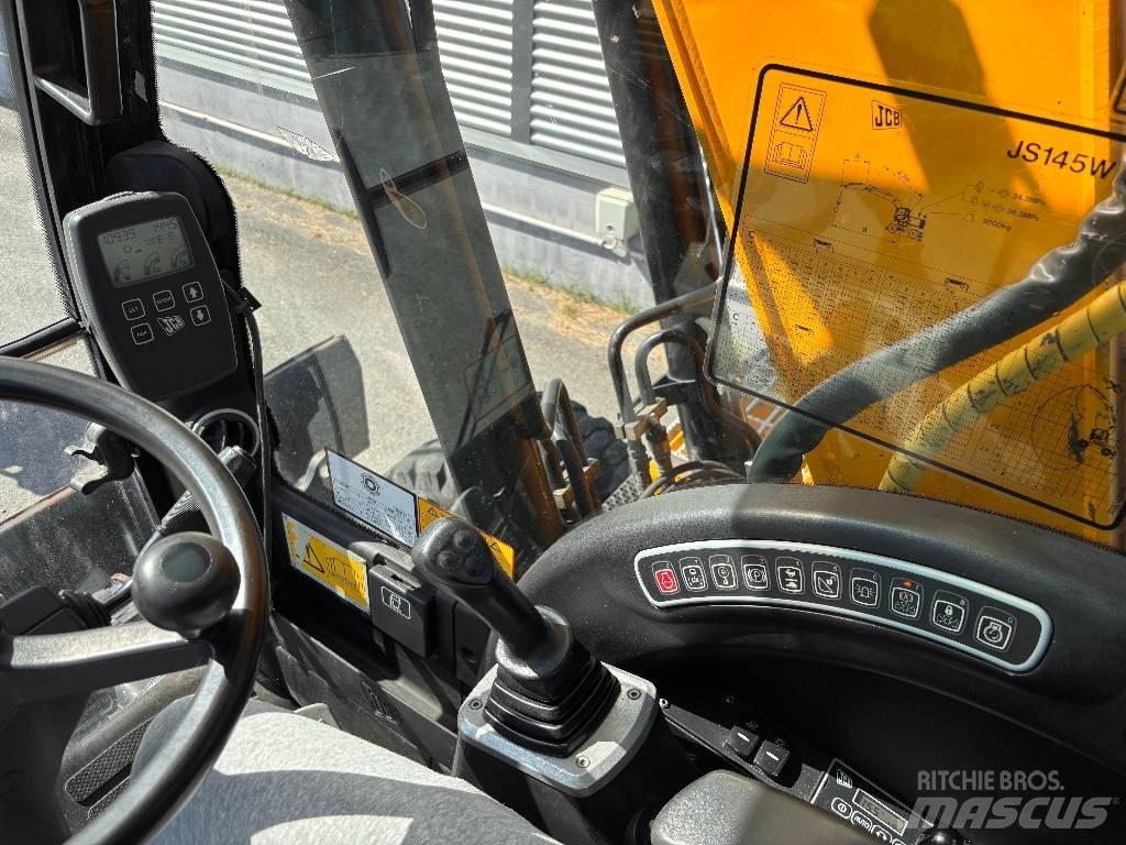 JCB JS 145 W Pyöräkaivukoneet