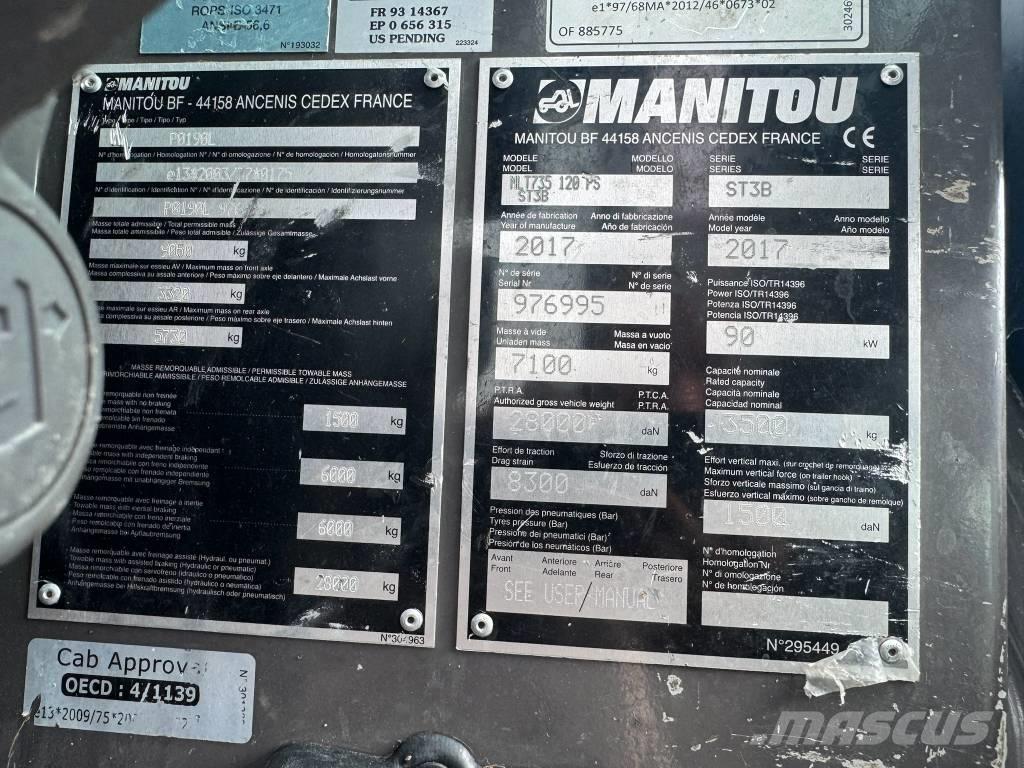 Manitou MLT 735-120 Maatalouskurottajat