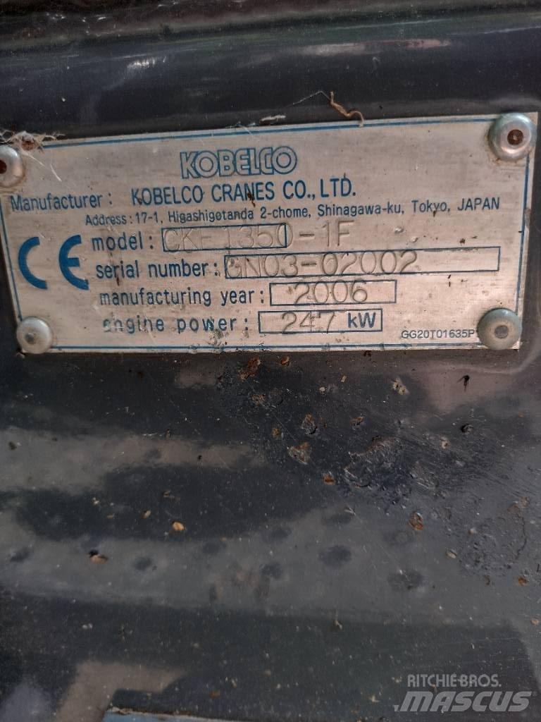 Kobelco cke1350-1F Tela-alustaiset nosturit