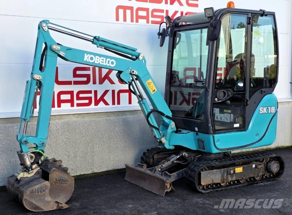 Kobelco SK 18 Minikaivukoneet < 7t