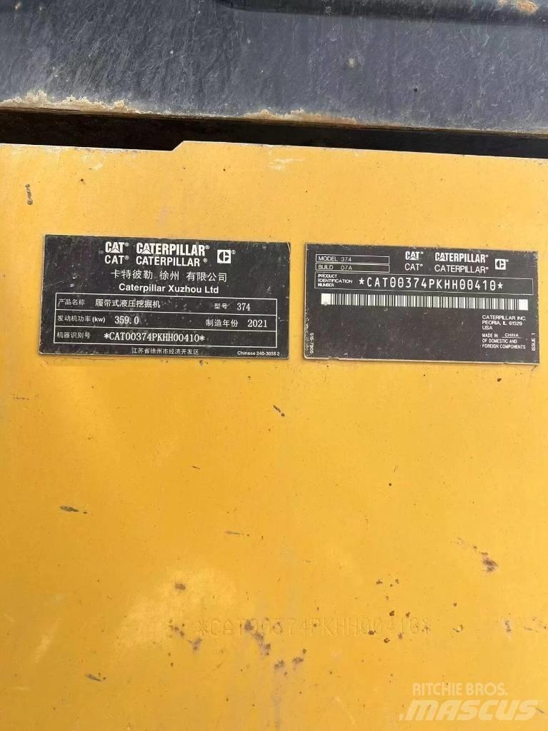 CAT 374 Telakaivukoneet