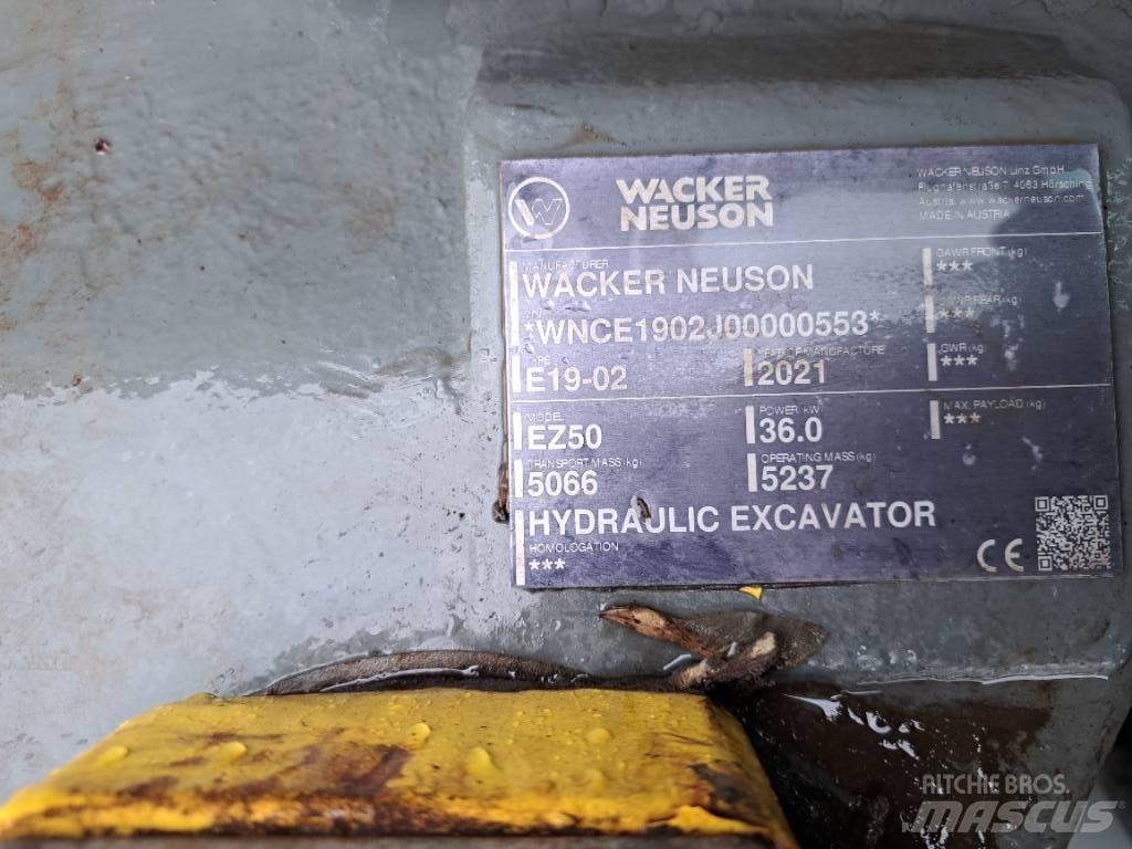 Wacker Neuson EZ50 Telakaivukoneet