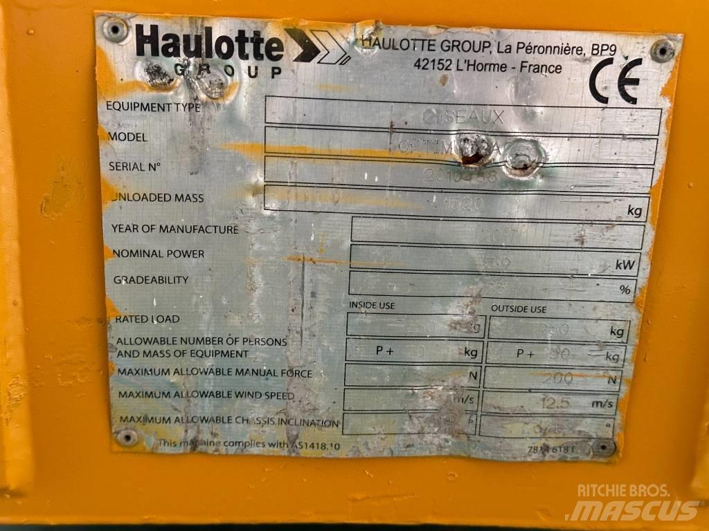 Haulotte OPTIMUM 8 Saksilavat