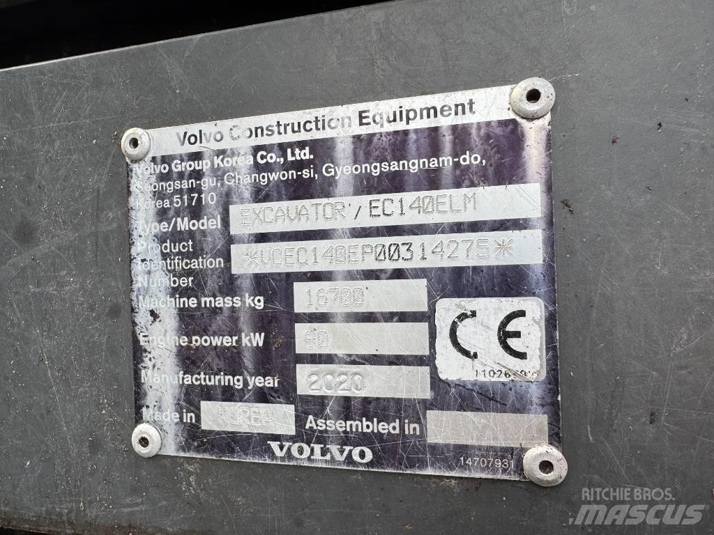 Volvo EC 140 ELM Telakaivukoneet