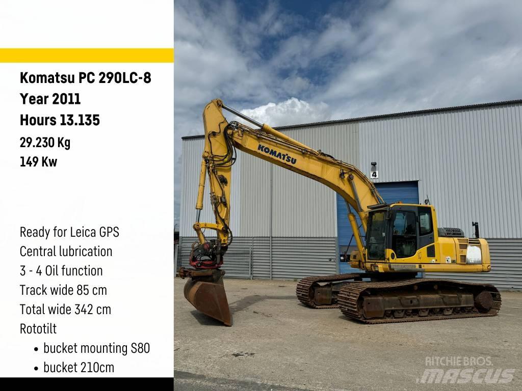 Komatsu PC 290 LC-8 Telakaivukoneet