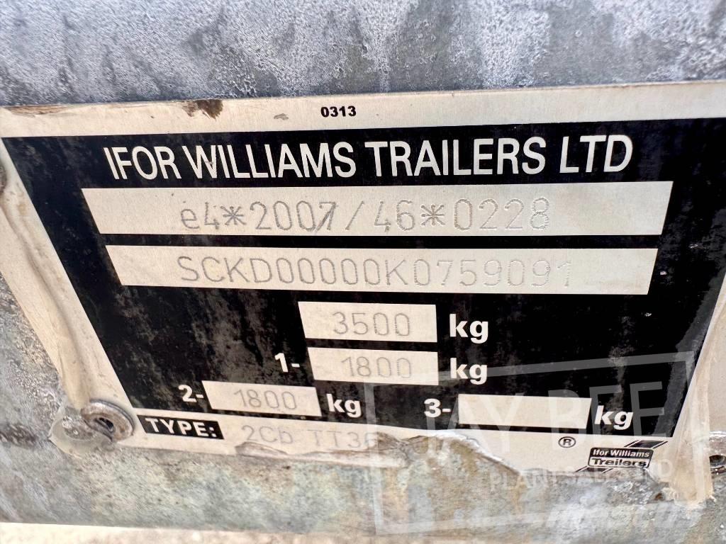 Ifor Williams TT3621 Sora- ja kippiperävaunut
