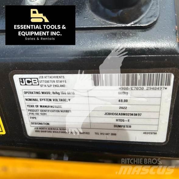 JCB HTD5E Minidumpperit